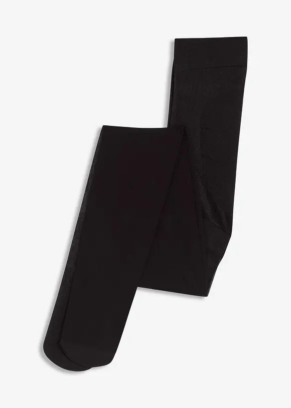 Collant semi-opaque sculptant à effet push-up + ceinture confort, 30 DEN, bonprix