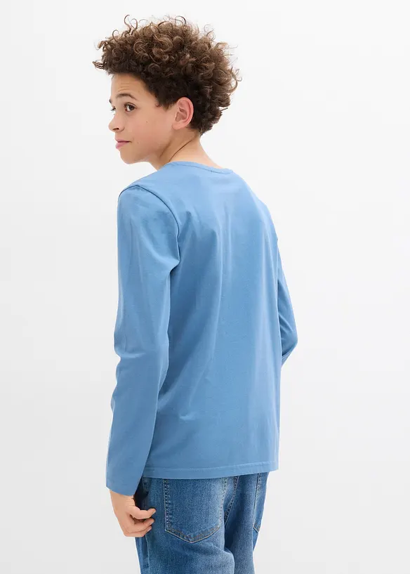 T-shirt manches longues 100% coton, bonprix