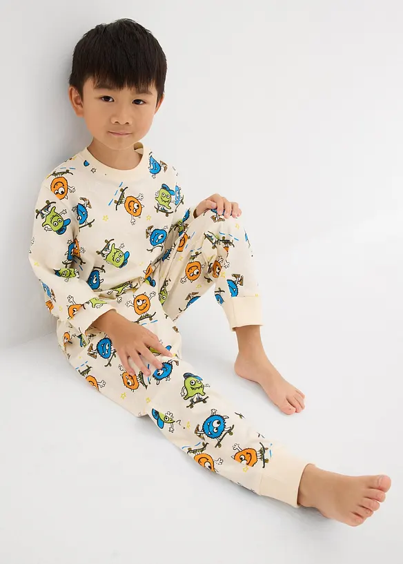 2 pyjamas 10% coton, bonprix