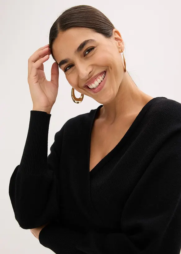 Pull fluide en viscose mélangée, bonprix