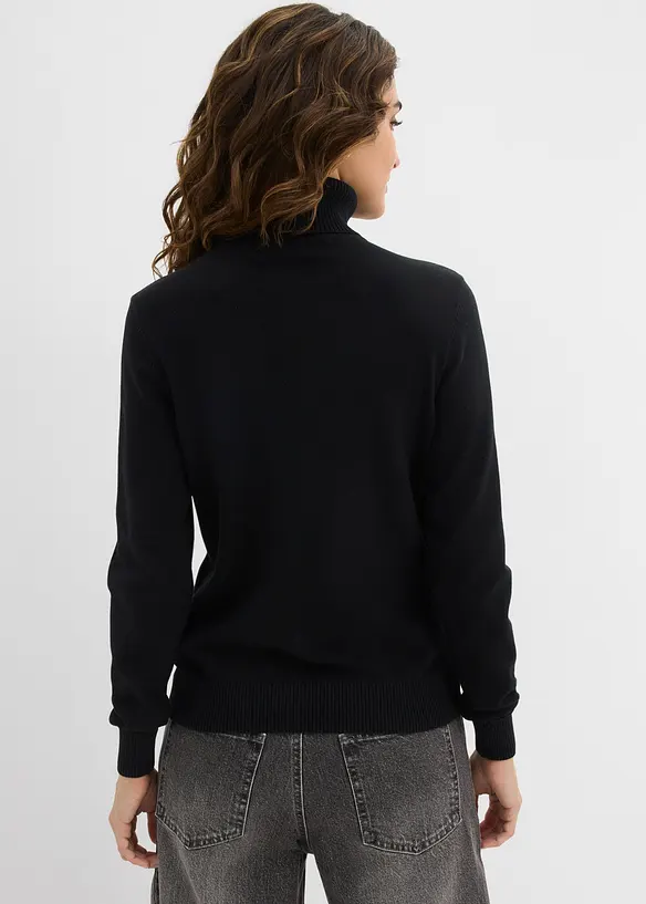 Pull col roulé, bonprix
