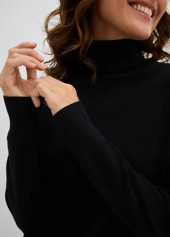 Pull col roulé, bonprix