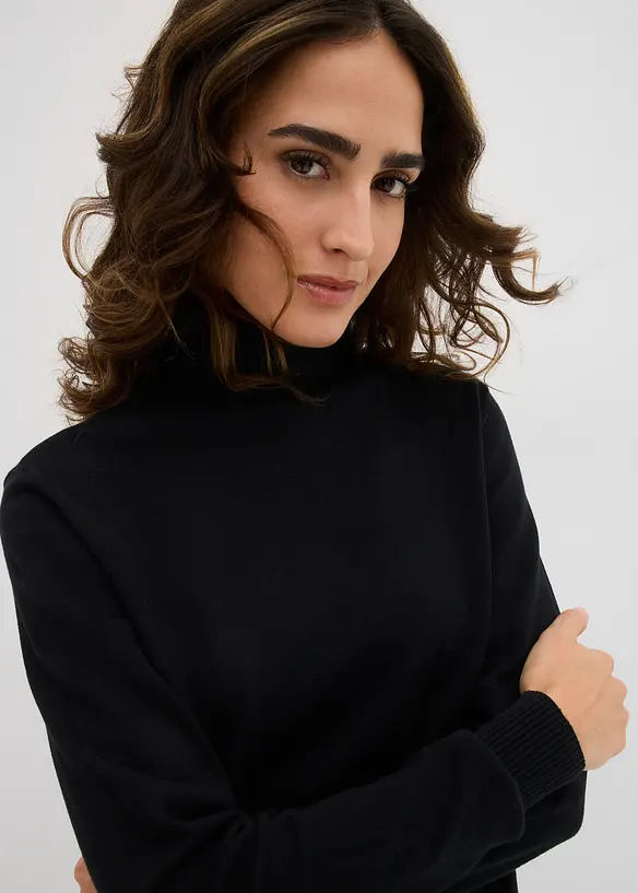 Pull col roulé, bonprix