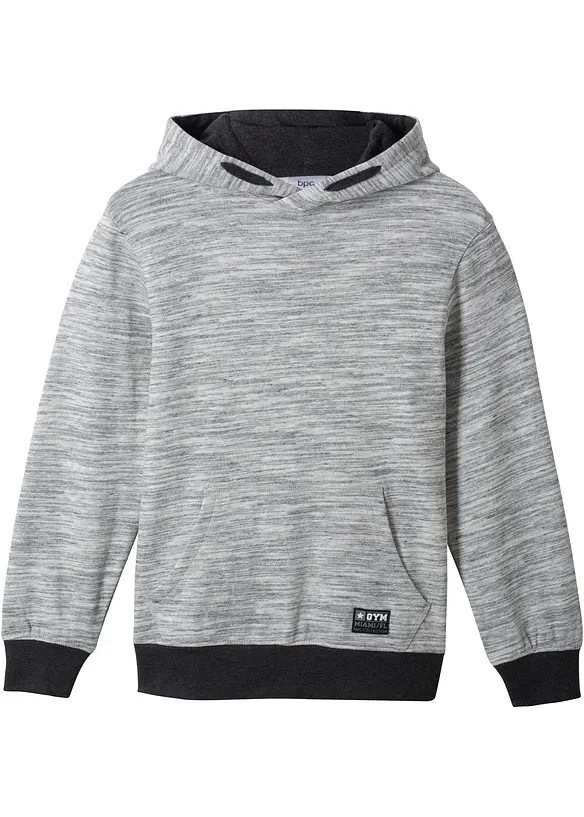Sweat à capuche en coton mélangé, bonprix