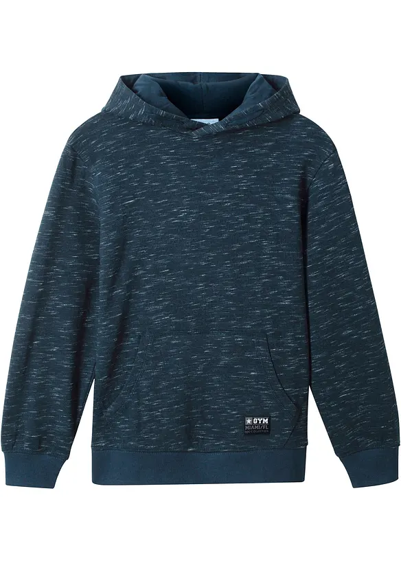 Sweat à capuche en coton mélangé, bonprix
