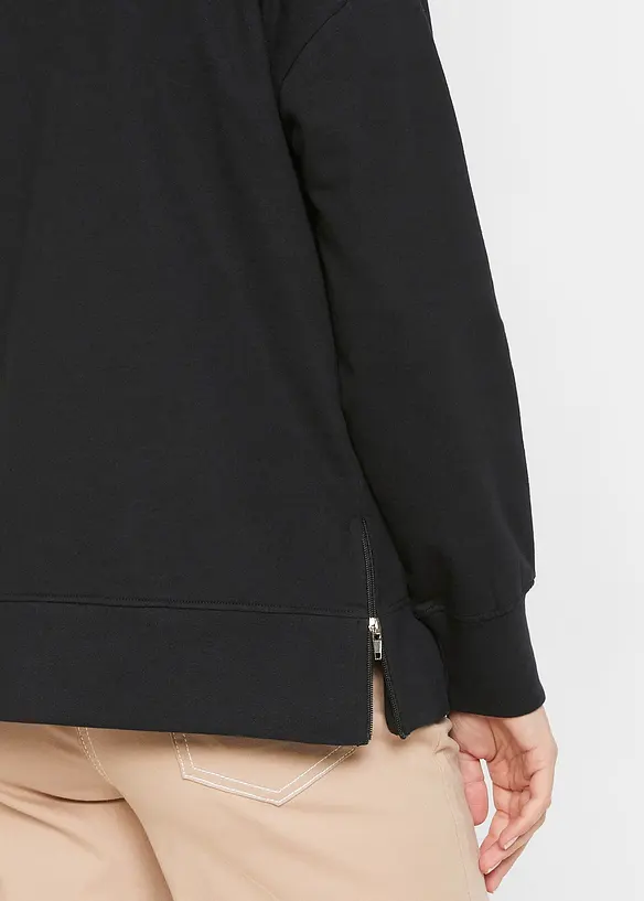 Sweat en coton mélangé, bonprix