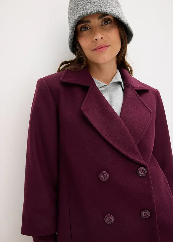 Caban avec manches en maille, bonprix