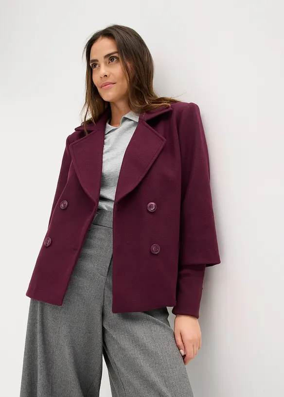 Caban avec manches en maille, bonprix