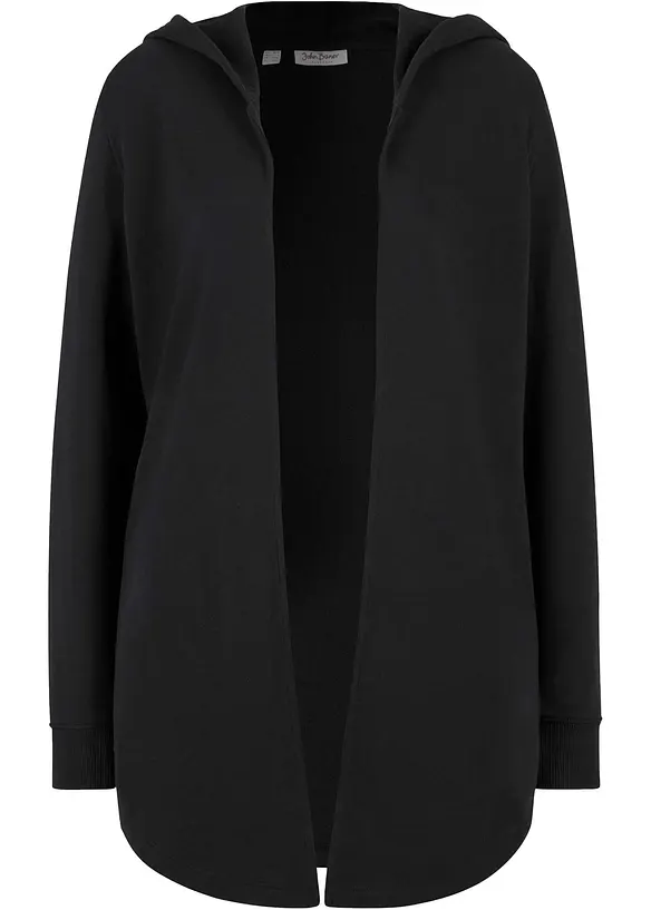 Gilet long en molleton de coton mélangé, bonprix