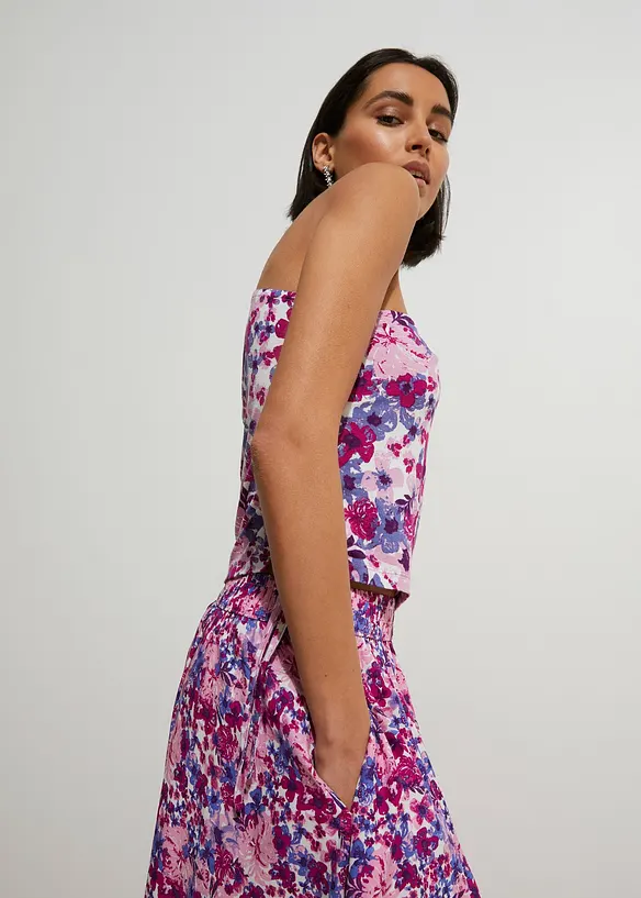 Jupe longue 100% viscose, bonprix