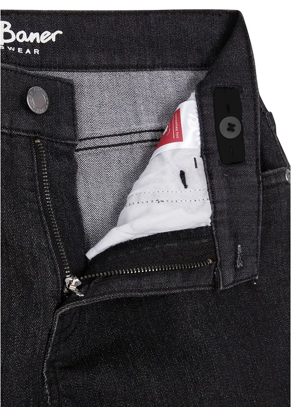 Jean slim extensible, taille réglable, droit, bonprix