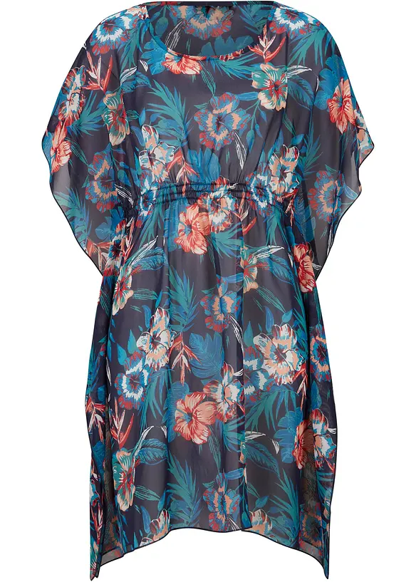 Longue tunique de plage en mousseline légère, bonprix