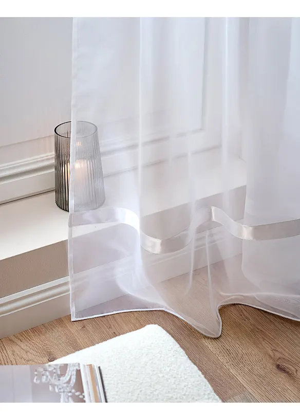 Store voilage avec ruban satin, bonprix