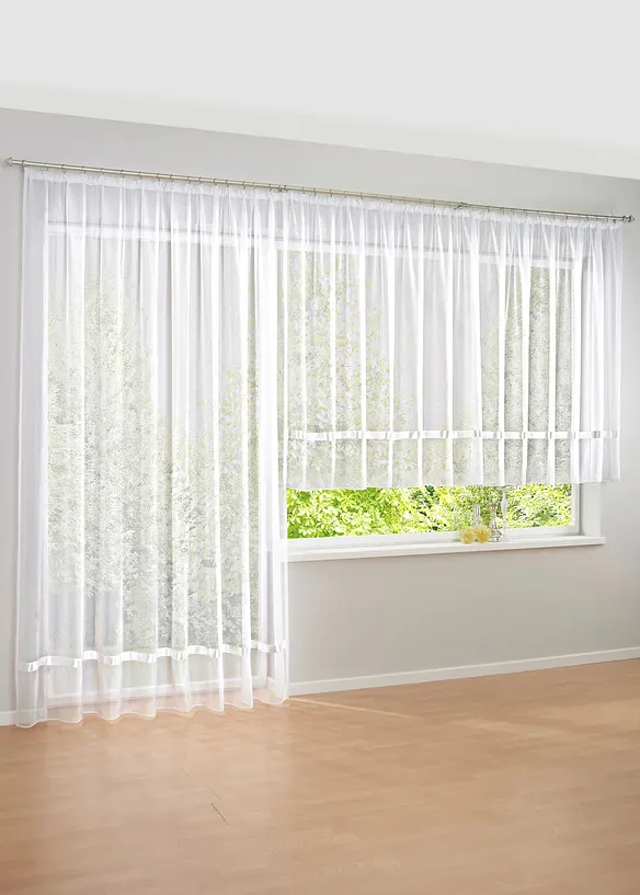 Store voilage avec ruban satin, bonprix