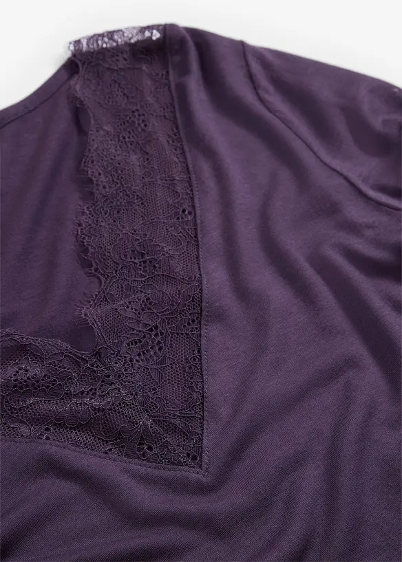 T-shirt en laine mélangée, bonprix