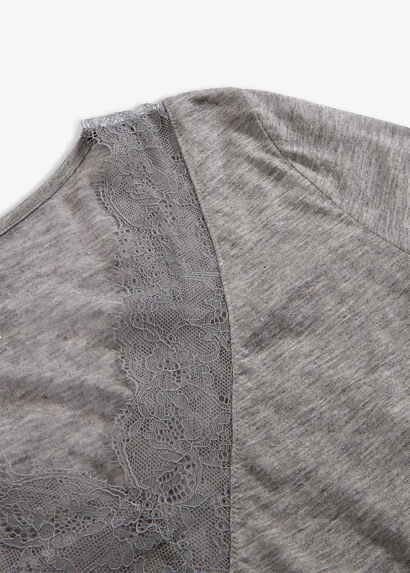 T-shirt en laine mélangée, bonprix