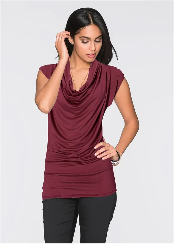 T-shirt en viscose extensible, bonprix