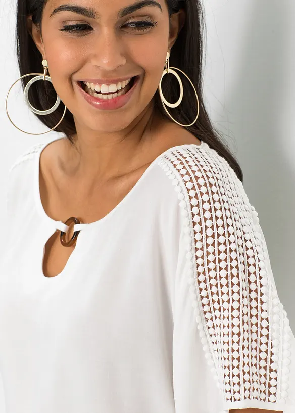 Blouse 100% viscose, bonprix