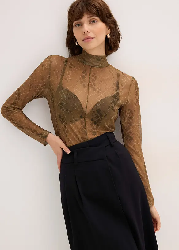 T-shirt manches longues, bonprix