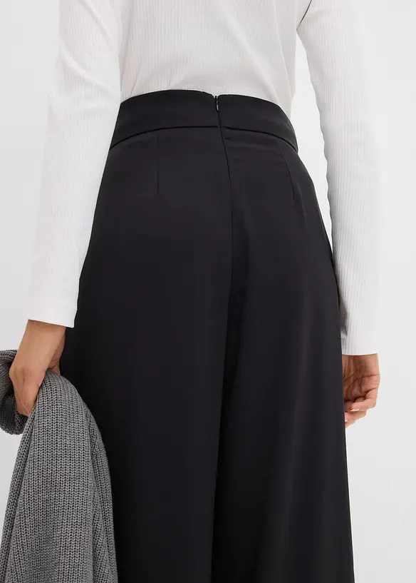 Pantalon évasé à pinces, bonprix