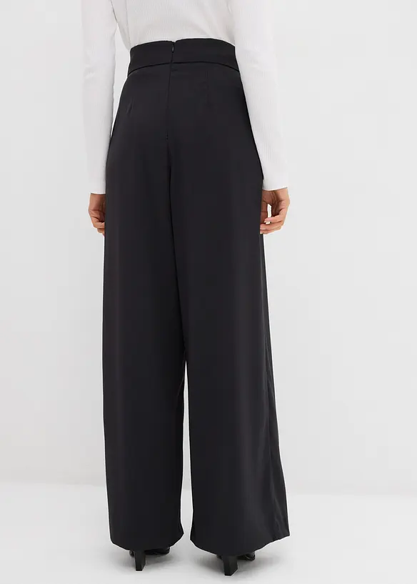 Pantalon évasé à pinces, bonprix