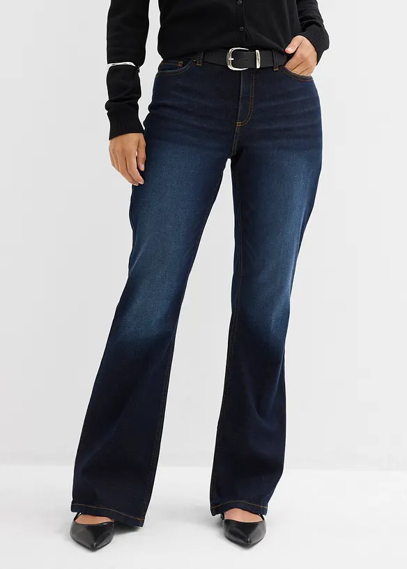Jean bootcut, taille mi-haute, bonprix