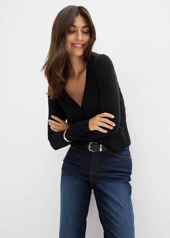 Jean bootcut, taille mi-haute, bonprix