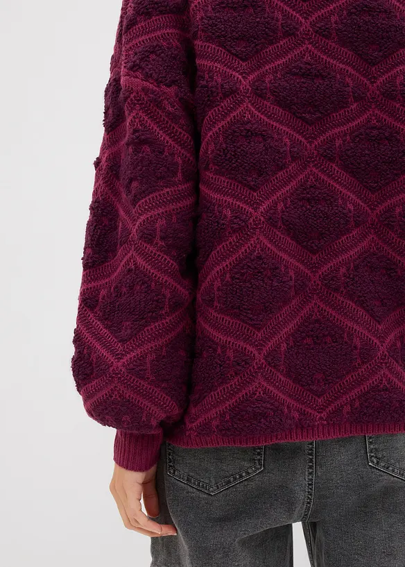 Pull en maille boxy, bonprix