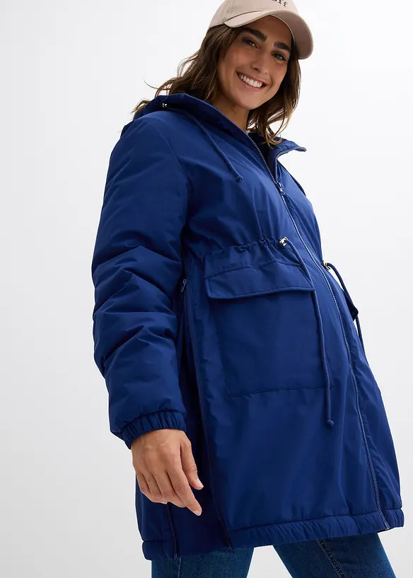 Parka de grossesse et de portage doublée sherpa, bonprix