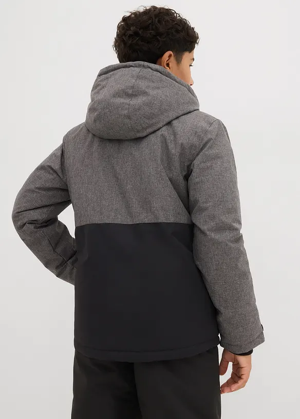 Veste d’hiver rembourrée à capuche, style color block, bonprix