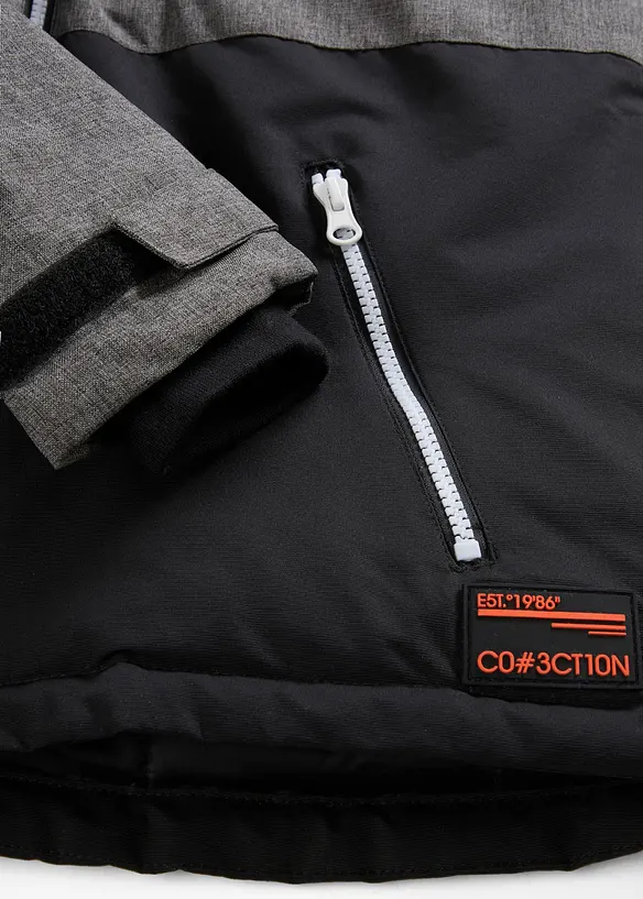 Veste d’hiver rembourrée à capuche, style color block, bonprix