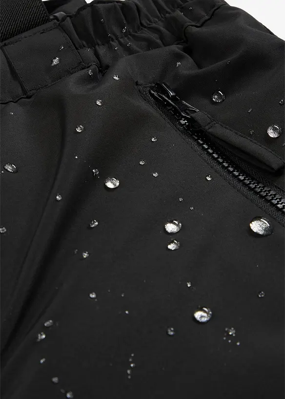 Pantalon de ski imperméable à bretelles, doublure chaude, bonprix