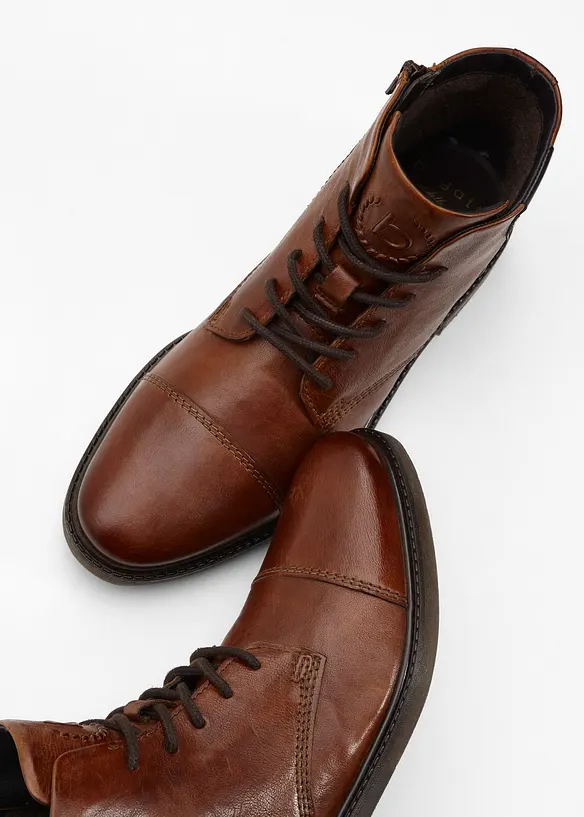 Bottines lacées en cuir Bugatti, Bugatti