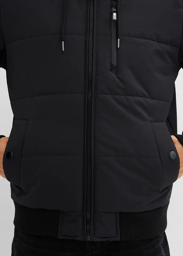 Blouson d’hiver matelassé à capuche, bonprix