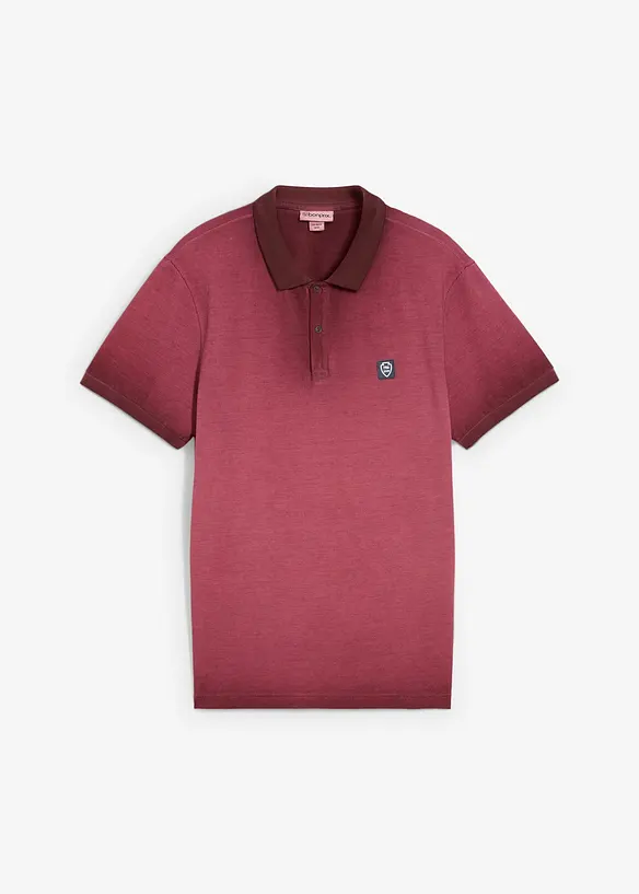 Polo en maille piquée à l’aspect délavé, bonprix