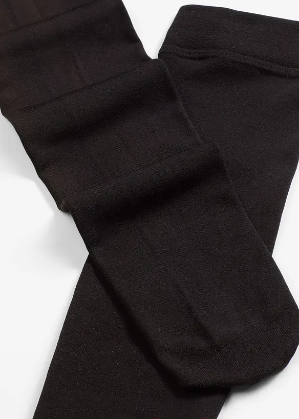 Lot de 3 paires de mi-bas thermiques 120den, intérieur éponge, bonprix