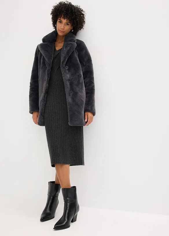 Manteau en peluche, bonprix