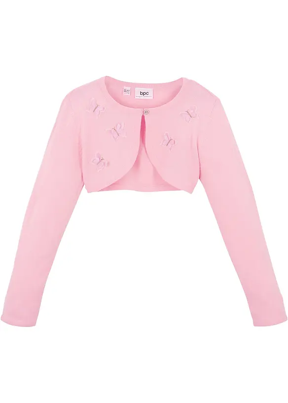 Boléro en maille avec applications papillon, bonprix