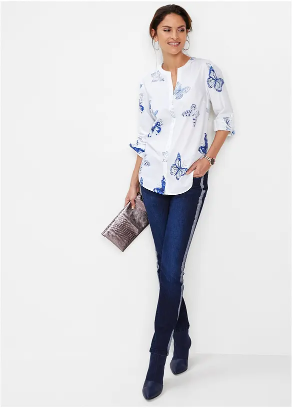 Chemisier imprimé en viscose, bonprix