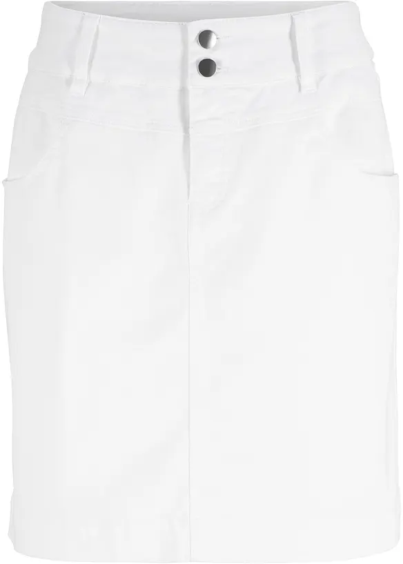 Jupe en coton extensible, bonprix