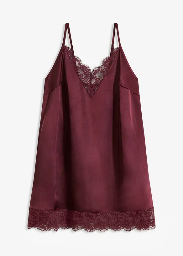 Nuisette en satin et dentelle, bonprix