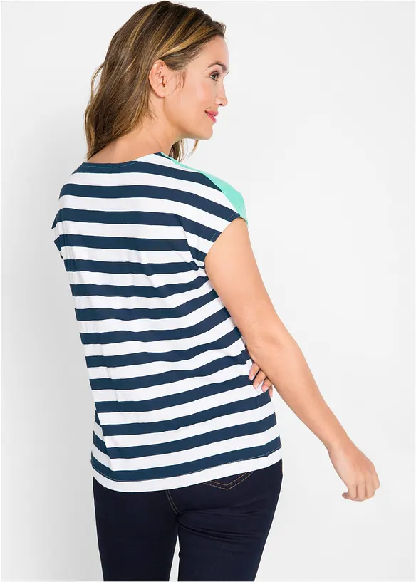 T-shirt en coton flammé, bonprix