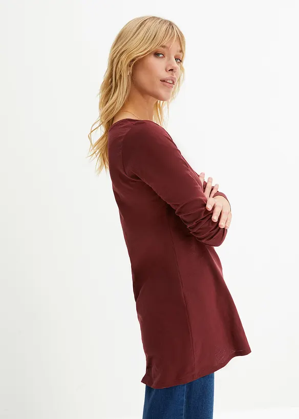 T-shirt manches longues 100% coton, bonprix