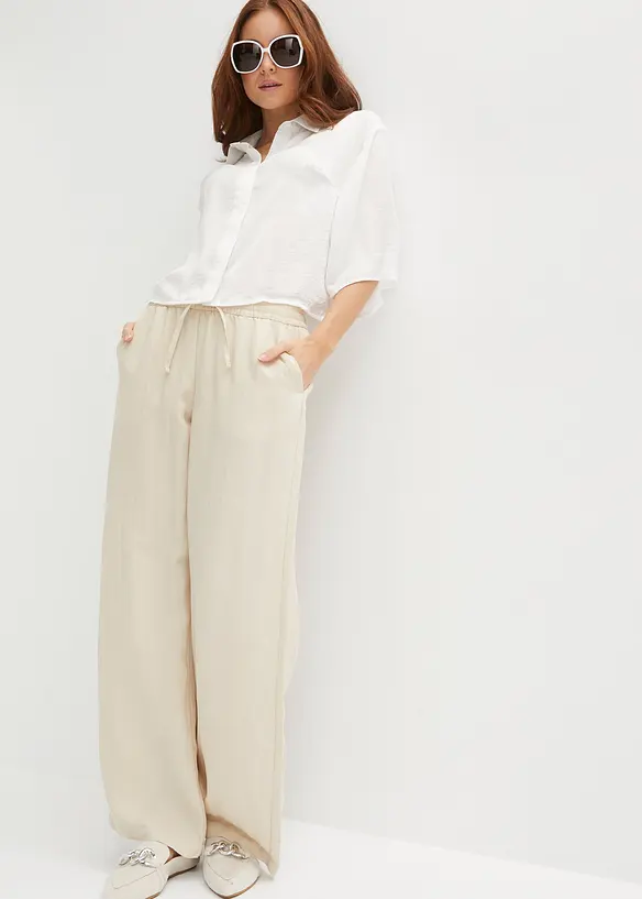 Pantalon avec cordon de serrage, bonprix