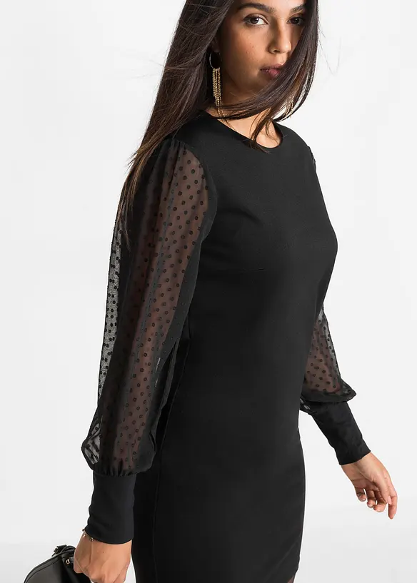 Robe en jersey de viscose mélangée, bonprix