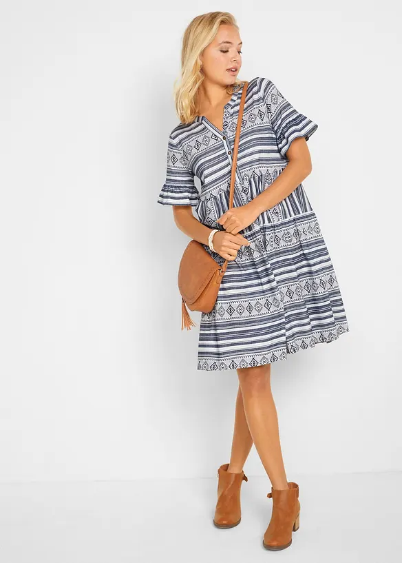 Robe en jersey de viscose mélangée, bonprix