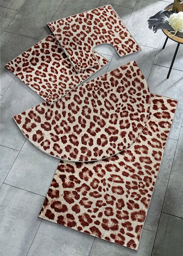 Tapis de bain imprimé léopard, bonprix
