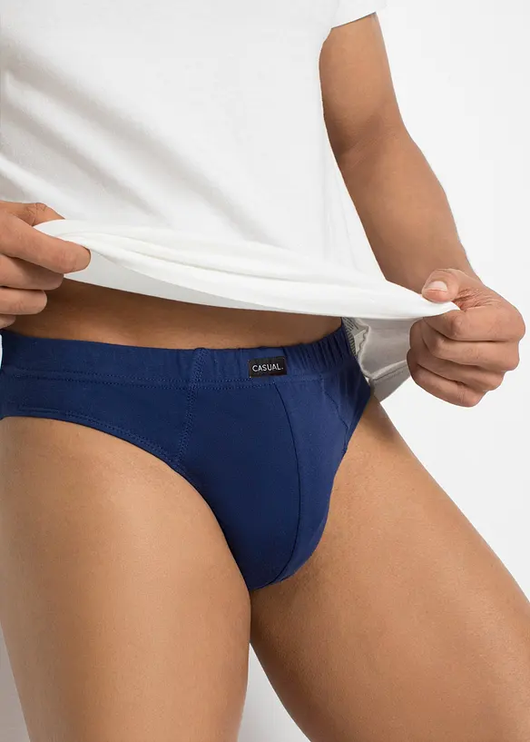 Lot de 10 slips coton, bonprix