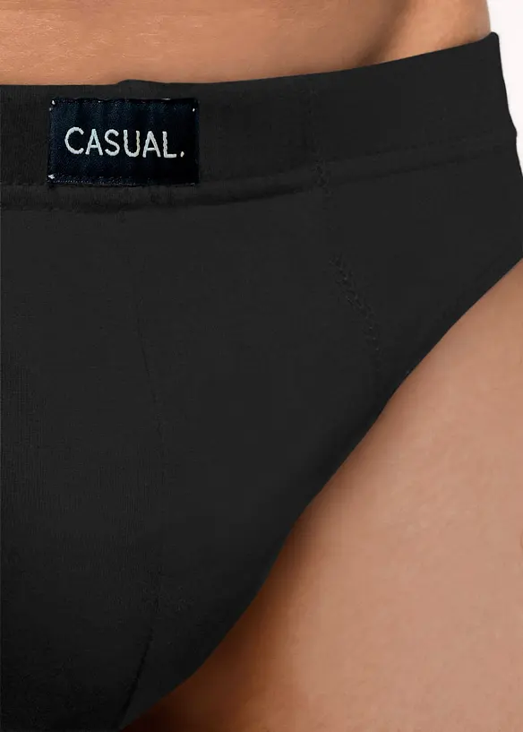 Lot de 10 slips coton, bonprix