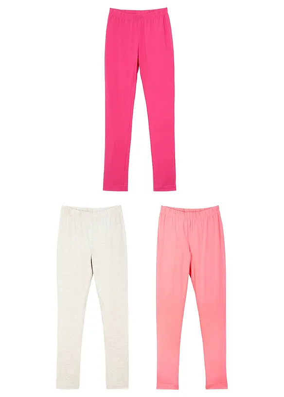 Lot de 3 leggings, bonprix